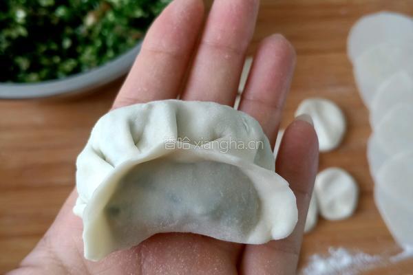韭菜肉馅水饺的做法图解7