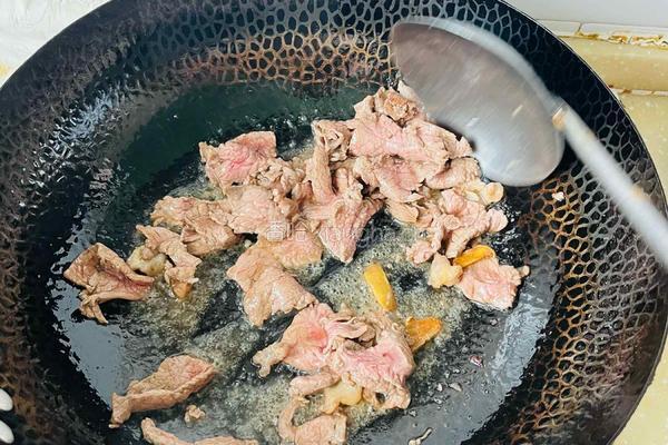 小炒黄牛肉的做法图解4