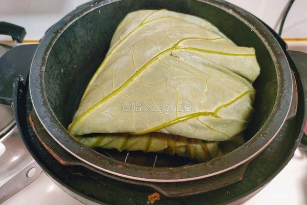 荷叶蒸莲子排骨的做法图解5