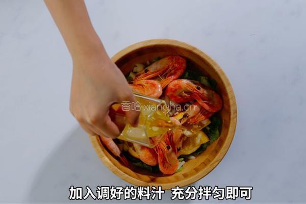 酸橘生腌加拿大北极虾的做法图解6