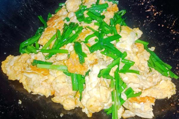 韭菜炒鸡蛋的做法图解8