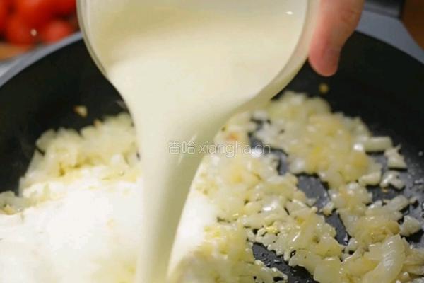 松露虾滑通心粉的做法图解6