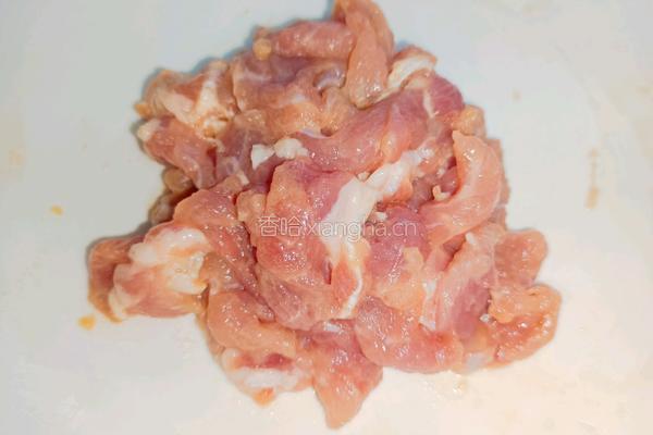 肉片苦瓜炒蛋的做法图解2