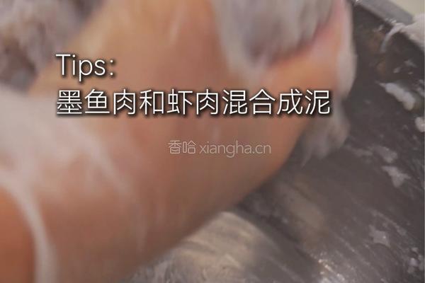 脆炸花枝饼的做法图解2