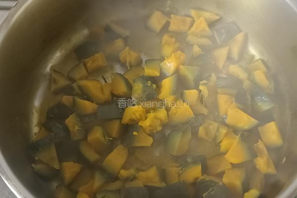 姜黄贝贝南瓜粒的做法图解6