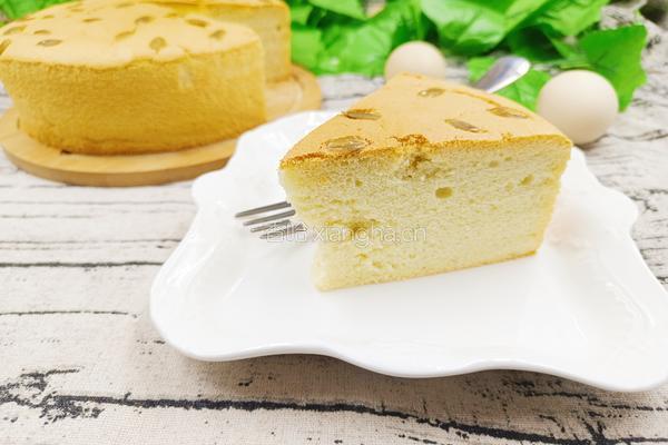 南瓜子芋泥豆乳戚风蛋糕的做法图解17