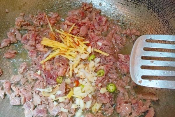 双椒牛肉的做法图解3