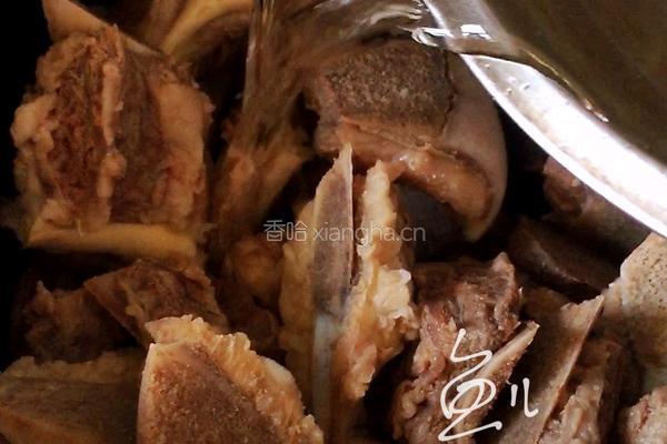 红烧牛翅排的做法图解4