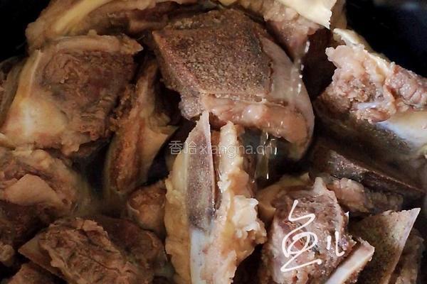 红烧牛翅排的做法图解5