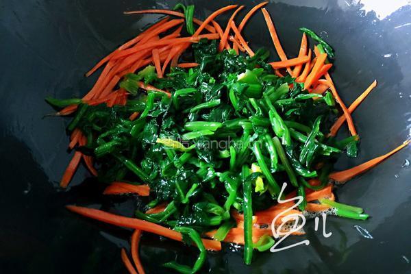 鸡蛋炒菠菜的做法图解10