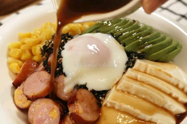 牛油果豆腐拌饭的做法图解8