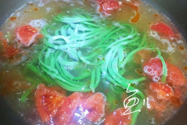 菠菜鸡蛋面的做法图解20