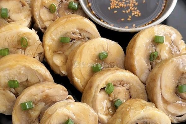 冷吃鸡肉卷