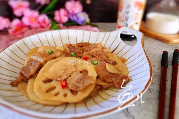 莲藕炒肉片