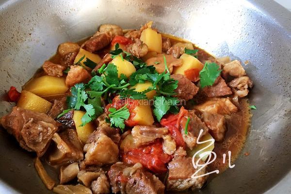 番茄土豆炖牛腩的做法图解16