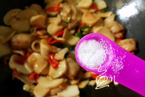 杏鲍菇炒肉片的做法图解13