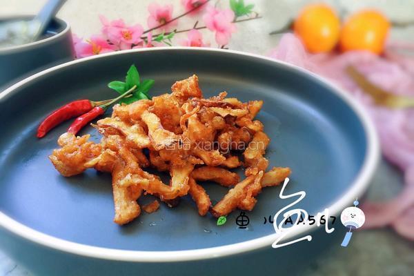 油炸杏鲍菇的做法图解15