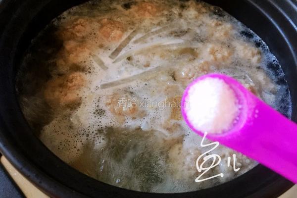 萝卜丸子汤的做法图解18