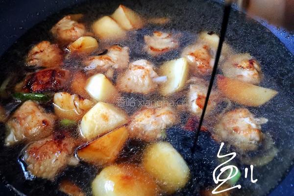 土豆炖鸡翅的做法图解14
