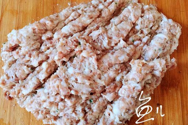 猪肉荠菜水饺的做法图解4