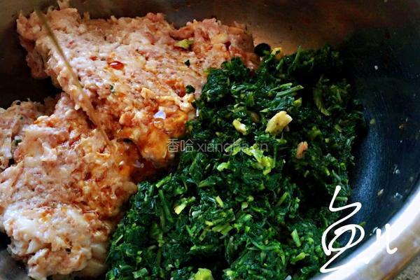 猪肉荠菜水饺的做法图解8