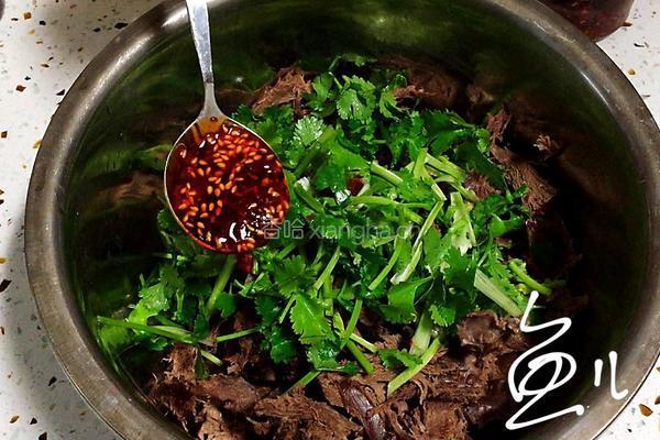 手撕牛心的做法图解15