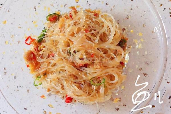 蒜蓉粉丝蒸金针菇的做法图解11