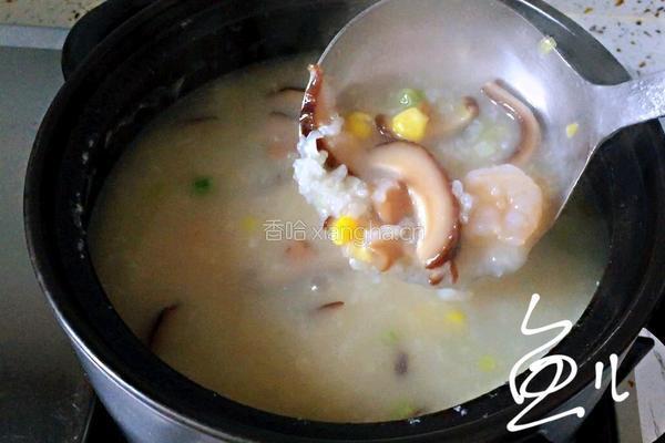 鲜虾砂锅粥的做法图解18