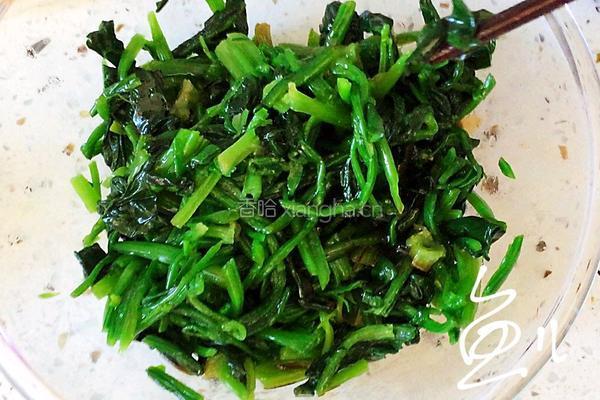 菠菜拌花生米的做法图解11