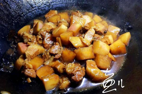 白萝卜炖猪肉的做法图解13