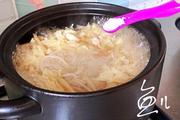 大白菜炖粉条的做法图解13