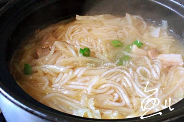 大白菜炖粉条的做法图解15
