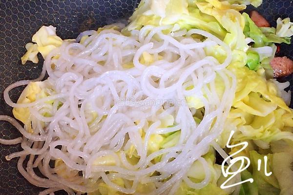 卷心菜炒粉条的做法图解13