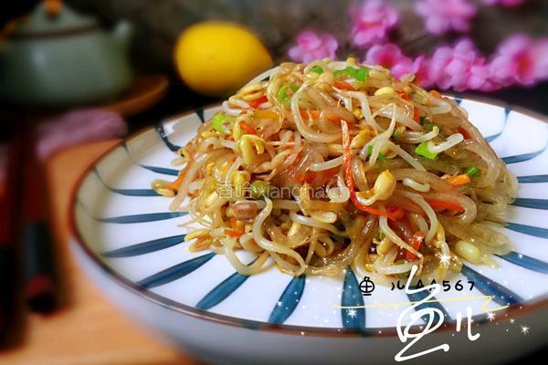 豆芽炒粉条