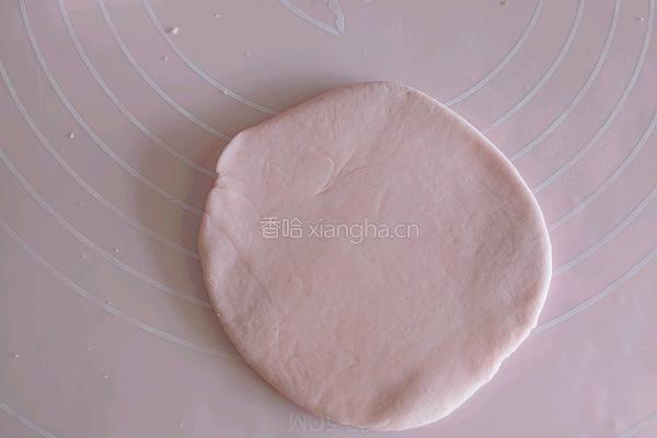 草莓奶黄包的做法图解3