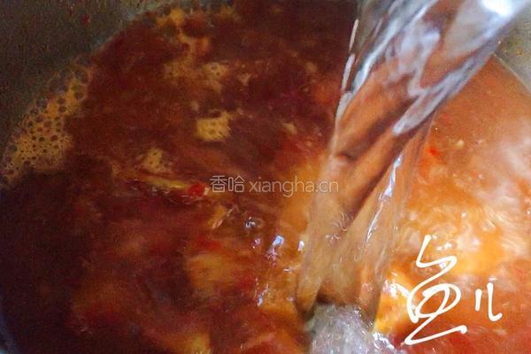 辣白菜豆腐汤的做法图解7