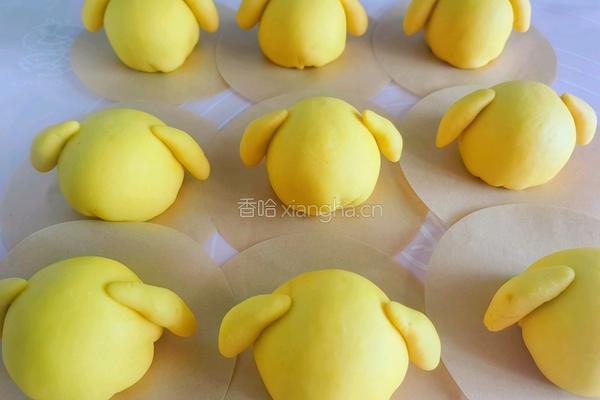 布丁狗奶黄包的做法图解5