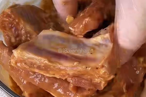 蒜香烤排骨的做法图解5