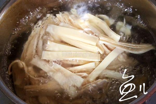 韭菜炒千张的做法图解4