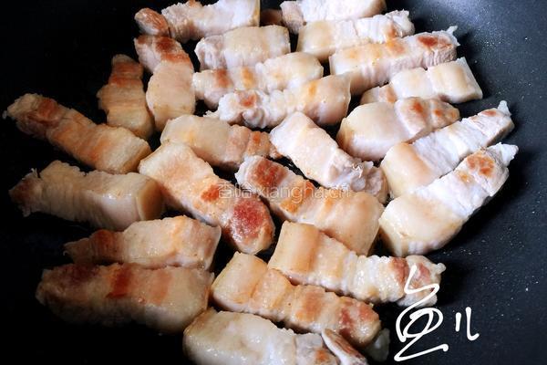 五花肉焖饭的做法图解6
