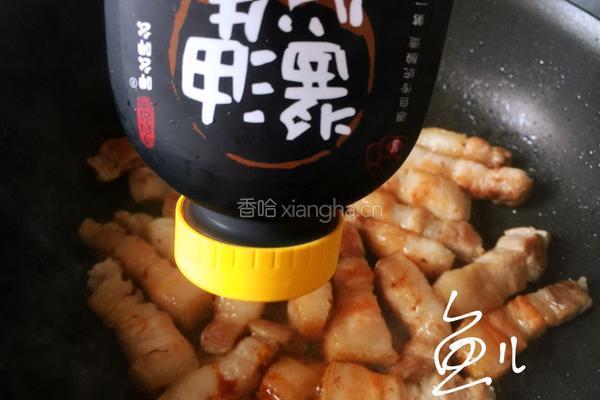 五花肉焖饭的做法图解7