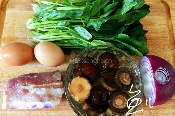 香菇卤肉饭的做法图解1