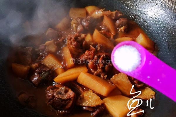 土豆炖鸡腿的做法图解15