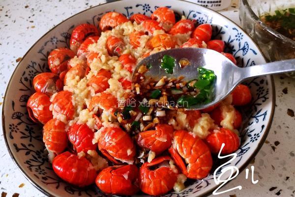 蒜蓉蒸龙虾的做法图解12
