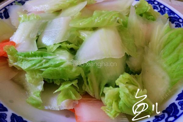 素炒白菜的做法图解7