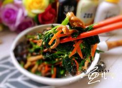 芹菜木耳炒肉丝