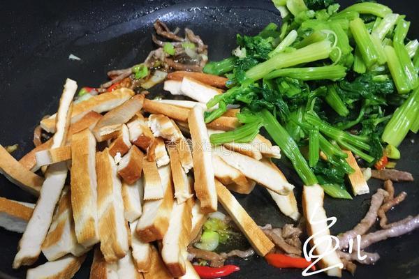 芹菜炒香干的做法图解7