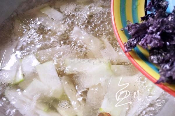 冬瓜紫菜汤的做法图解8