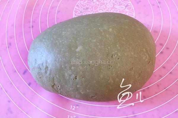 抹茶牛奶小面包的做法图解4