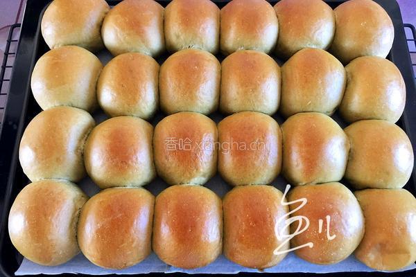 抹茶牛奶小面包的做法图解10
